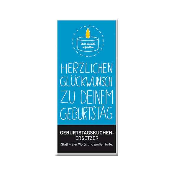 Meybona Geburtstagskuchenersetzer Schokolade – Ergänzung zum Obstkorb