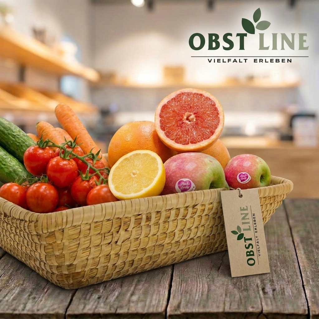 Obstkorb Frische Balance Detailansicht Grapefruit und Möhren