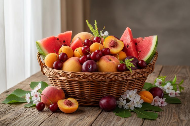 Frische Sommerobstkörbe von Obstline - Einfach online bestellen und glücklich sein