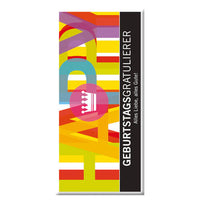1 x Geburtstagsgratulierer