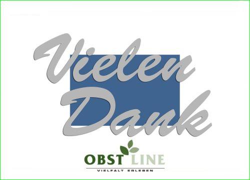 Grußkarte Vielen Dank