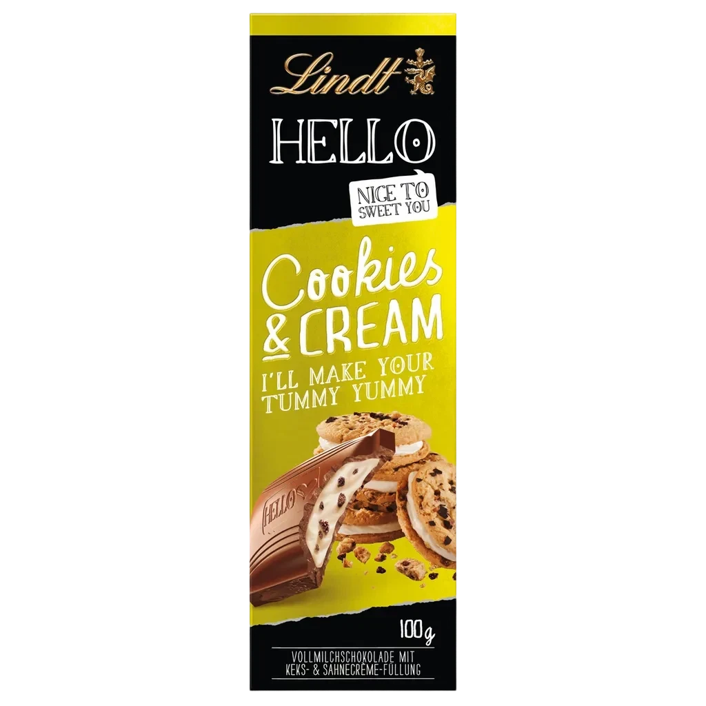Lindt Hello Cookies & Cream Pralinen – Ergänzung zum Obstkorb