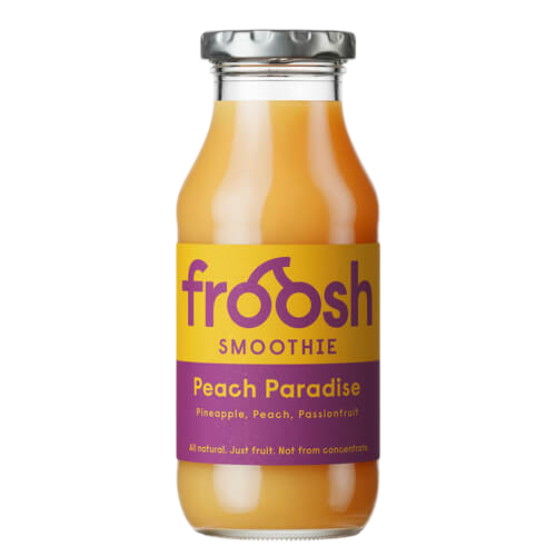 Peach Paradise Smoothie von froosh – Ergänzung zum Obstkorb