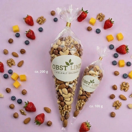 Nusskernmischungen sind eine perfekte Ergänzung zu unseren Obst-Geschenkkörben