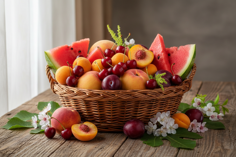 Frische Sommerfrüchte