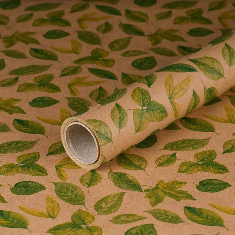 Geschenkpapier Grüne Blätter