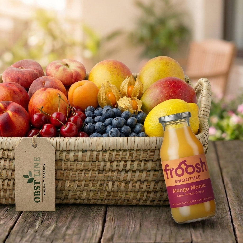 Obstkorb Sommerfreude Detailansicht Smoothie Mango Mania